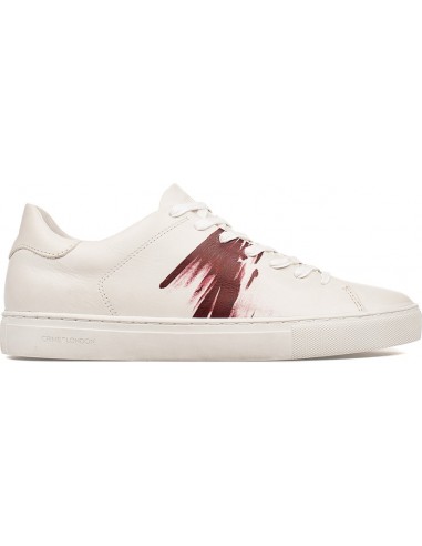 Crime London Sneakers 94 in het wit / Bordeaux