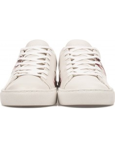 Crime London Sneakers 94 in White / Bordeaux 2