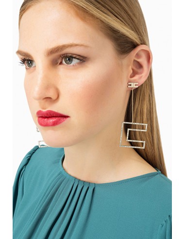 Elisabetta Franchi | Earrings with CC-Logo | Buy online
