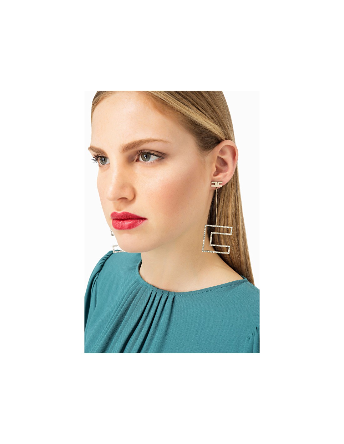 Elisabetta Franchi | Earrings with CC-Logo | Buy online