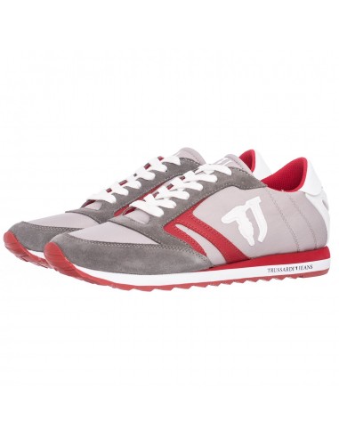 Sneaker Gris / Rouge - Trussardi