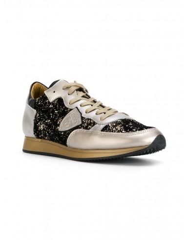 philippe model gold sneakers