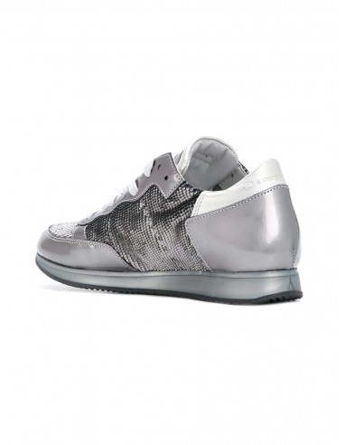 Philippe model sneaker zilver met bloedplaatjes - altamoda.shop