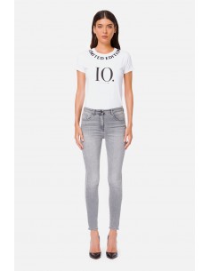 Elisabetta Franchi Short-sleeved T-shirt with "Limited edition” - altamoda.shop - MA17606E2 2