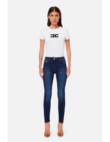 Hoge taille magere jeans Hoge taille magere jeans