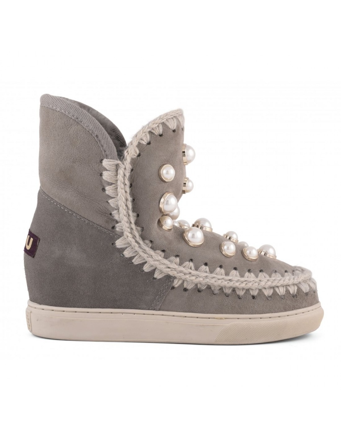 Zapatilla deportiva MOU Eskimo Inner Wedge, Gris - altamoda.shop