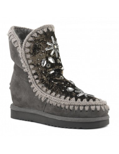 MOU | Bota con cuña interna, piedras y cristales | comprar en línea