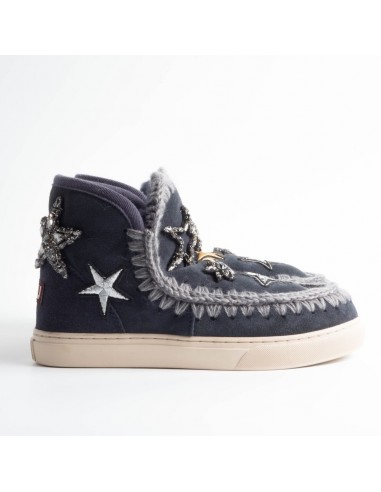 MOU Eskimo Sneaker Stern Aufnähern in Nachtblau - eskisneptc_nblu