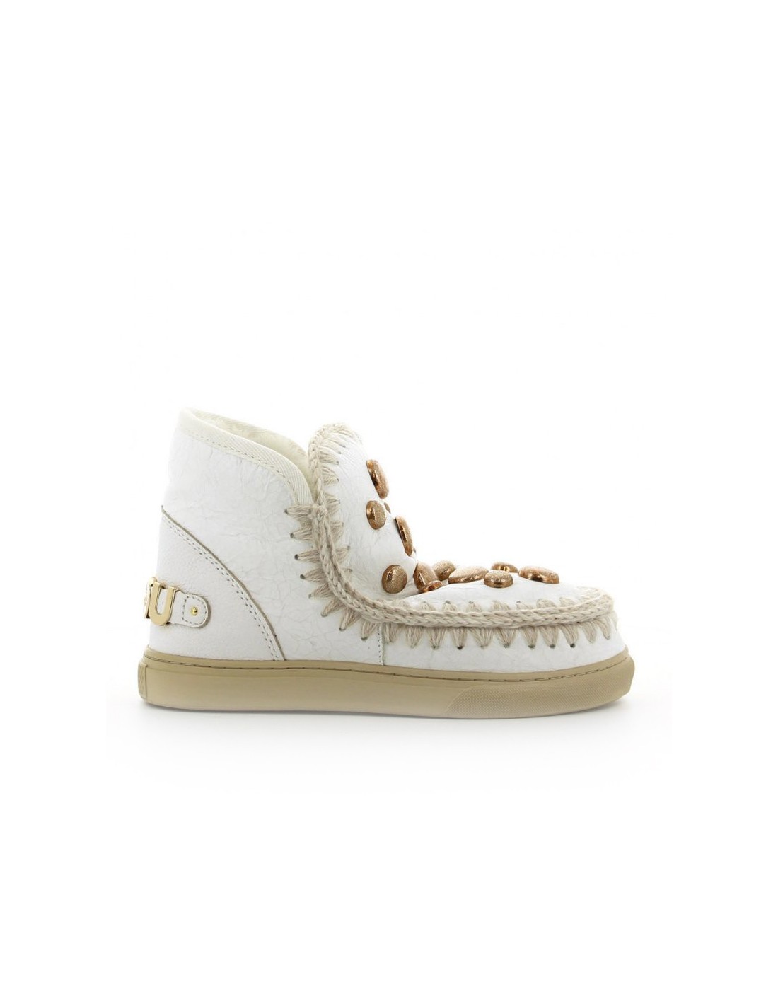 MOU Eskimo Sneaker Wax Weiß - altamoda.shop
