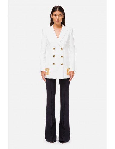 Veste croisée avec broderies Veste croisée avec broderies