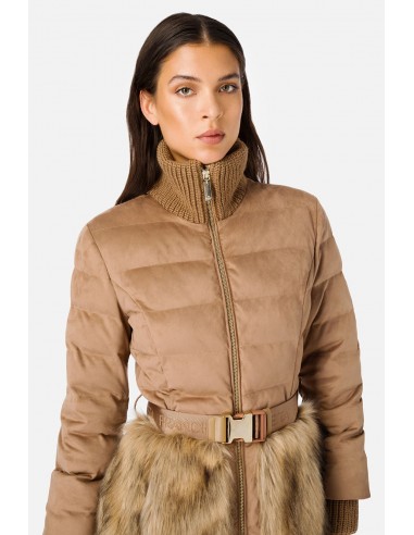 Manteau matelassé avec fourrure et...