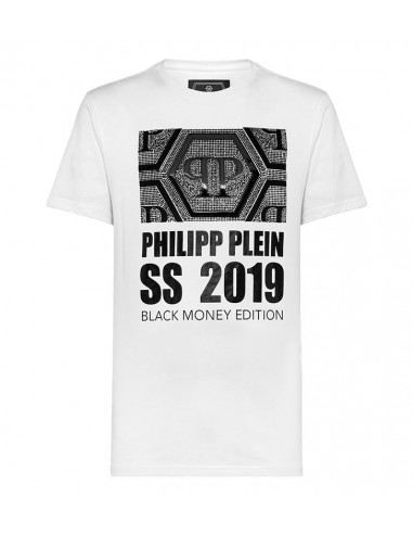 Philipp Plein T-Shirt Schwarzgeld-Ausgabe - altamoda.shop - P19C MTK3338 PJY002N