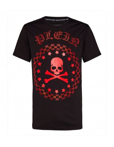 Camiseta de Philipp Plein Calavera con cristales - altamoda.shop - P18C MTK2136 PJY002N 0213