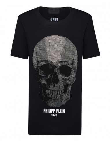 T-Shirt Big Crystal Skull Philipp Plein - altamoda.shop - A18C MTK2751 PJY002N