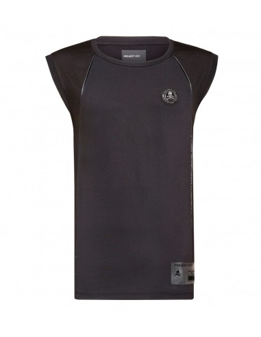 Plein Active Tank Top Shirt XYZ Scratch by Philipp Plein at altamoda.shop - A18C MTK2654 PJY002N