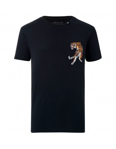 T-shirt "Light my Fire" avec Tiger par Philipp Plein sur altamoda.shop - P18C MTK2026 PJY002N