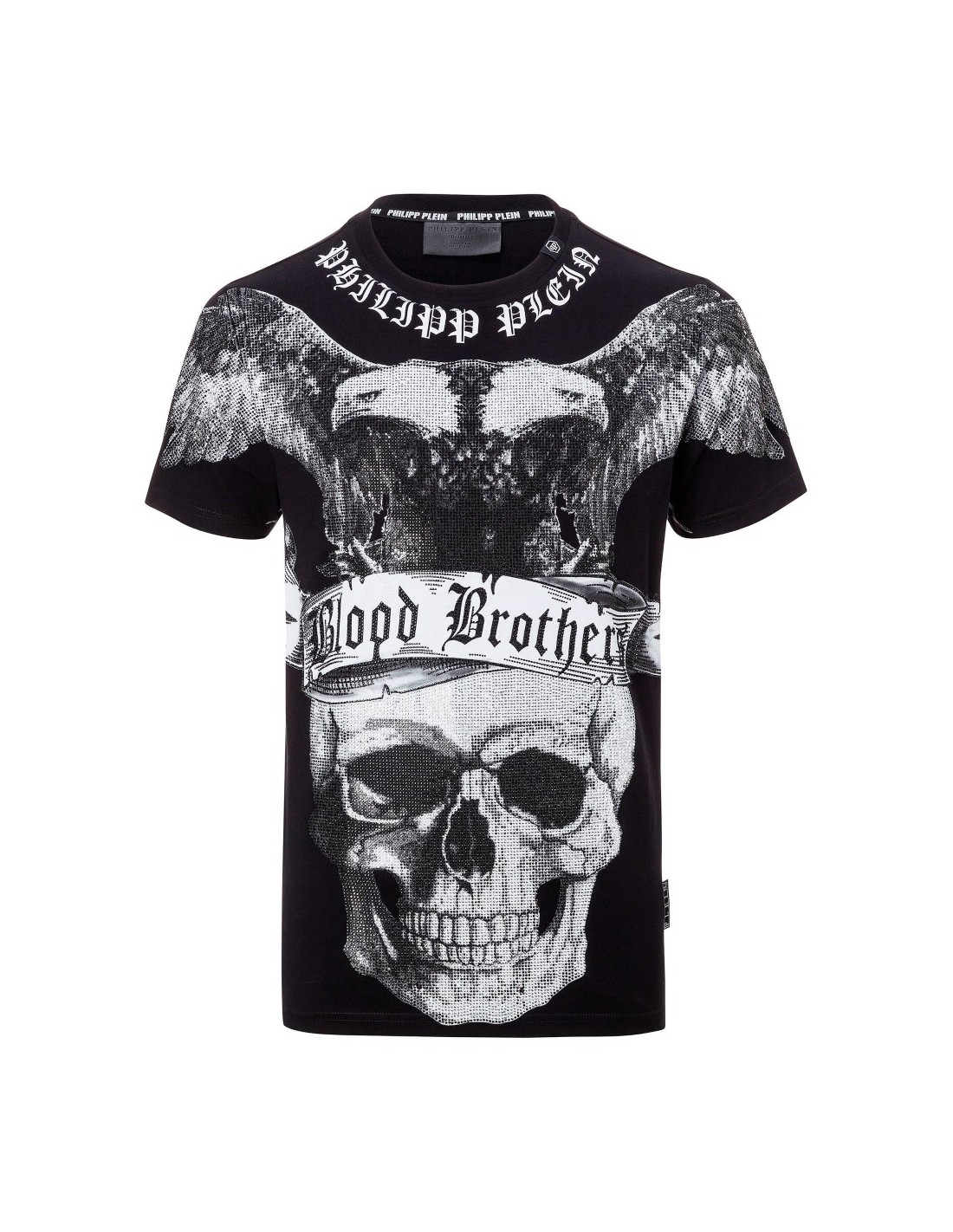 Skull and Stars T-Shirt by Philipp Plein at altamoda.shop