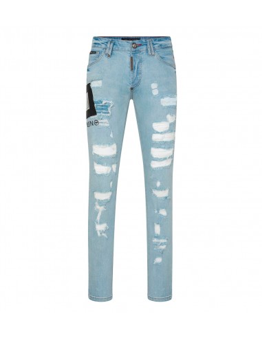 Philipp Plein Straight Cut Denim Jeans Dollar bei altamoda.shop - P19C MDT1582 PDE004N