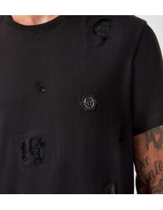 Camiseta de Philipp Plein Crystal Spots en altamoda.shop - A18C MTK2802 PJY002N 2