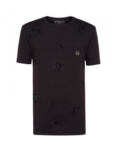 Philipp Plein T-Shirt Crystal Spots at altamoda.shop - A18C MTK2802 PJY002N