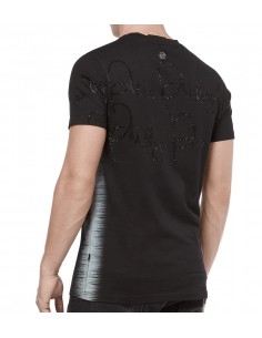Cristales de la firma de la camiseta de Philipp Plein en altamoda.shop - F18C MTK2533 PJY002N 2