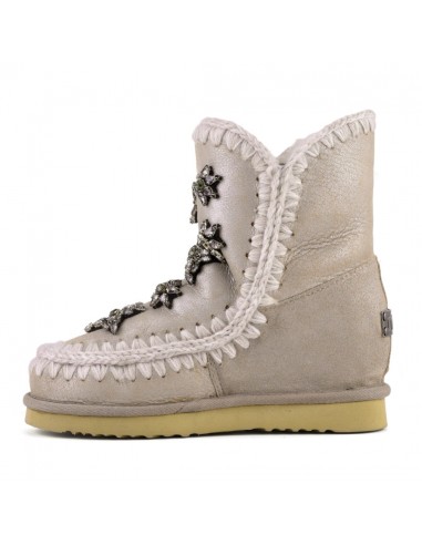 MOU Botas esquimales cortas, Stone Metallic, Crystal Stars, Inner Wedge -  altamoda.shop