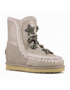 mou boots metallic