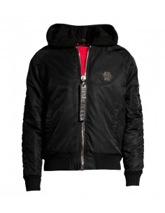 Philipp Plein Ghotic Bomber Jacket at altamoda.shop - A19C MRB1345 PTE003N
