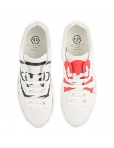 Baskets Philipp Plein avec tête de mort et logo chez altamoda.shop - P19S MSC1924 PLE075N 2
