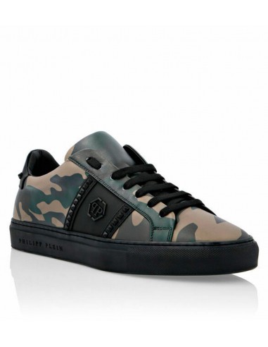 Philipp Plein Lo Top Sneakers Camouflage Pattern at altamoda.shop