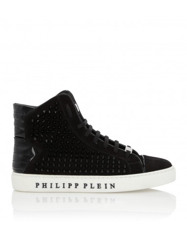 Philipp Plein Crystal Unisex Sneakers - Donkerblauw/Wit in SneakerStad