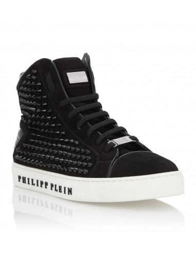 Philipp Plein Studs Hoge Heren Sneakers - Wit @ SneakerStad