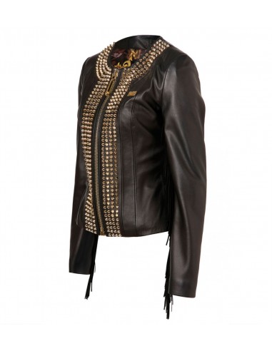 leather jacket cowboy style