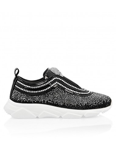 Philipp Plein Suede Sneakers met Multicolor Kristallen bij altamoda.shop - A19S WSC1641 PLE009N