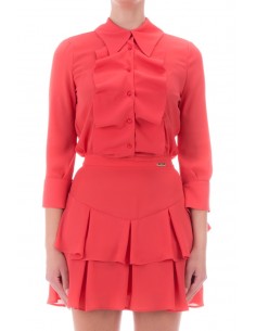 Elisabetta Franchi Mini vestido con volantes - altamoda.shop - AB06306E2