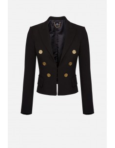 Veste courte Elisabetta Franchi avec col en V - altamoda.shop - GI94806E2