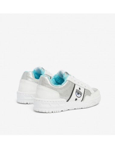 Zapatillas CF1 en glitter plateado