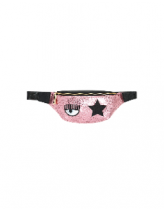 Eye Star glitter logo belt bag