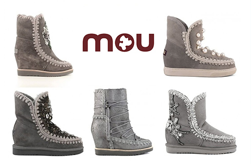 5 bottes de la marque MOU