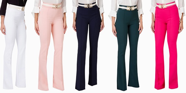 Elisabetta Franchi - Pantalon avec ceinture