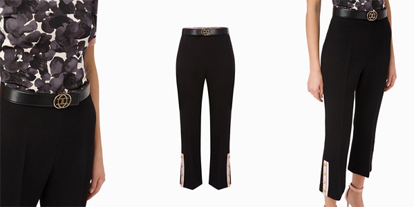 Elisabetta Franchi - Capri trousers with belt