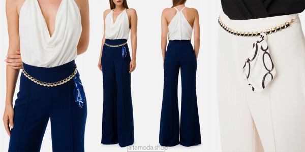 Elisabetta Franchi Palazzo trousers